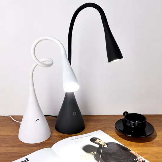 창조적 인 선물을위한 유럽 도매 미니멀 아트 디자인 구즈넥 접이식 비즈니스 장식 조명 LED 책상 램프